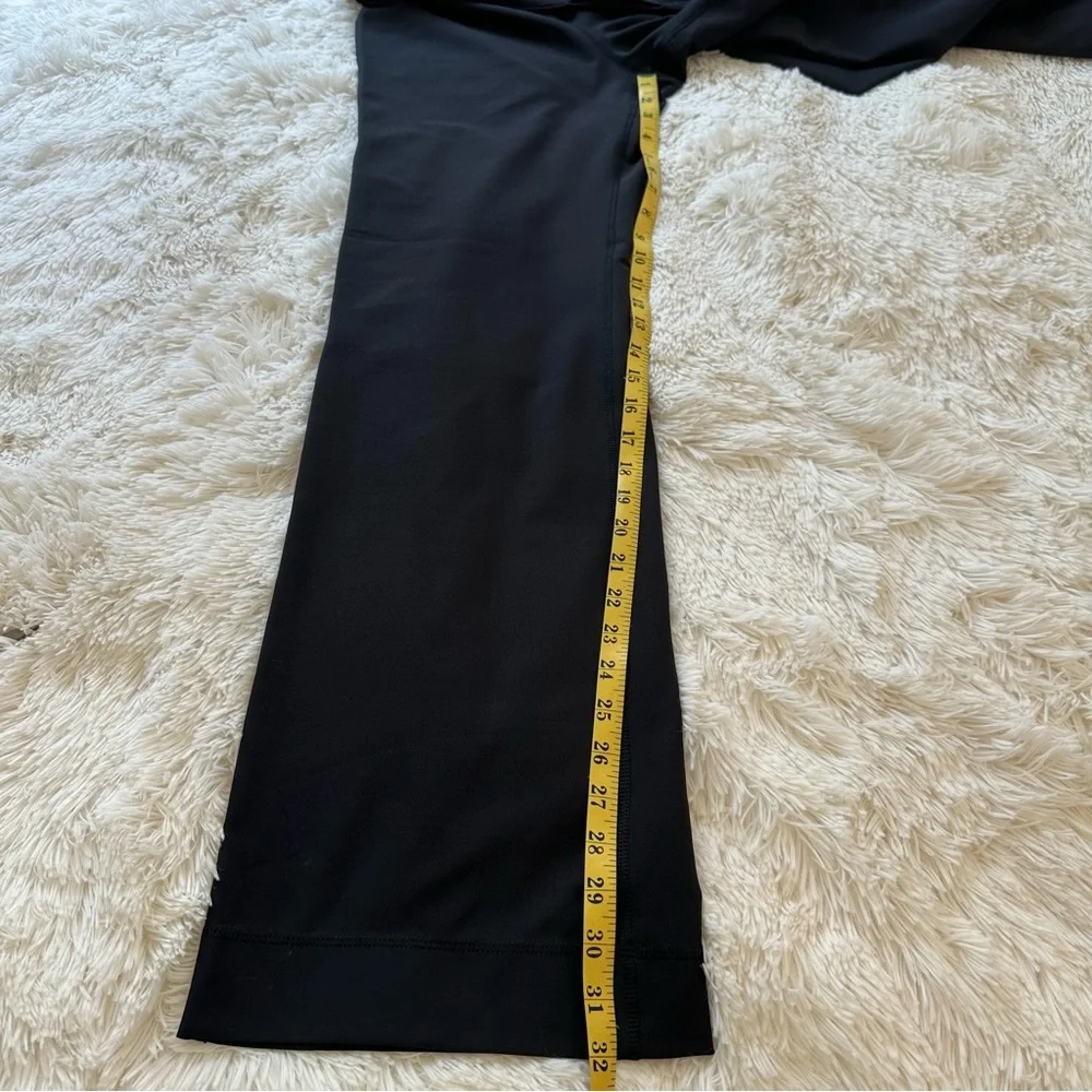 NIKE Dri-FIT Black Pink Athletic Pants Medium Straight Leg Running Workout Gym